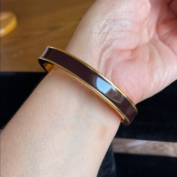 Talbots Gold and Brown Bangle Bracelet - Picture 5 of 8